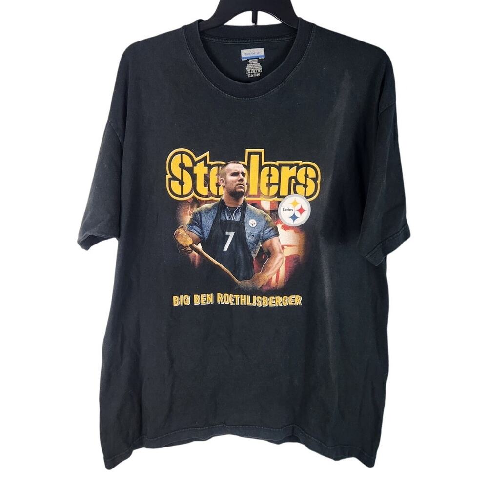 Vintage Y2K Steelers Ben Roethlisberger T Men's XL